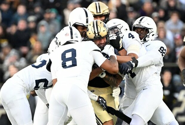 No. 4 Penn State takes its turn pummeling Purdue