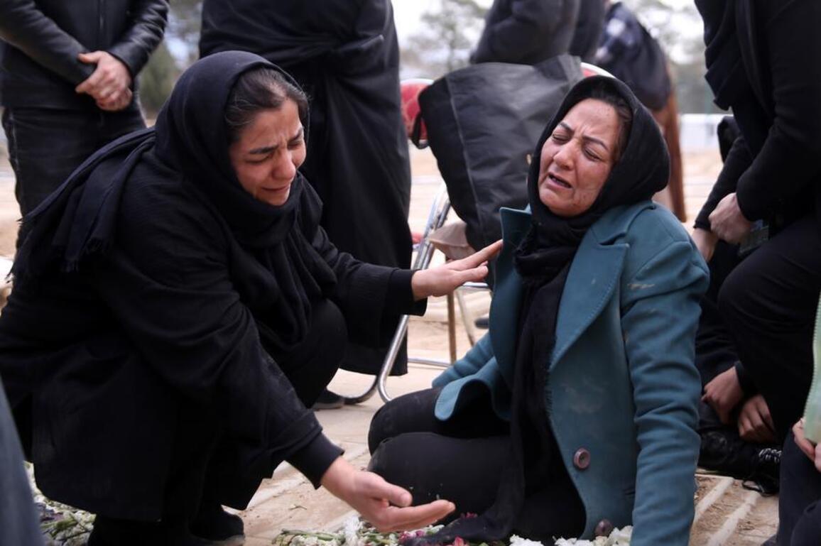 Mideast in Pictures: Iranians mourn families killed in U.S.-Israeli strikes, Tehran says more than 1,300 civilians dead