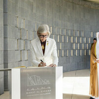 Theyab bin Mohamed bin Zayed receives Governor-General of Australia at Wahat Al Karama