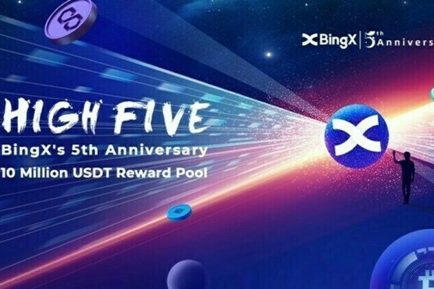BingX Celebrates 5th Anniversary with 10 Million USDT Reward Pool