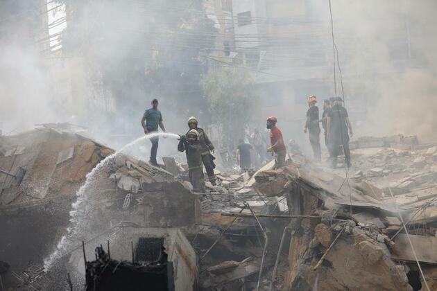 Israeli airstrikes hit Beirut suburb for first time since ceasefire