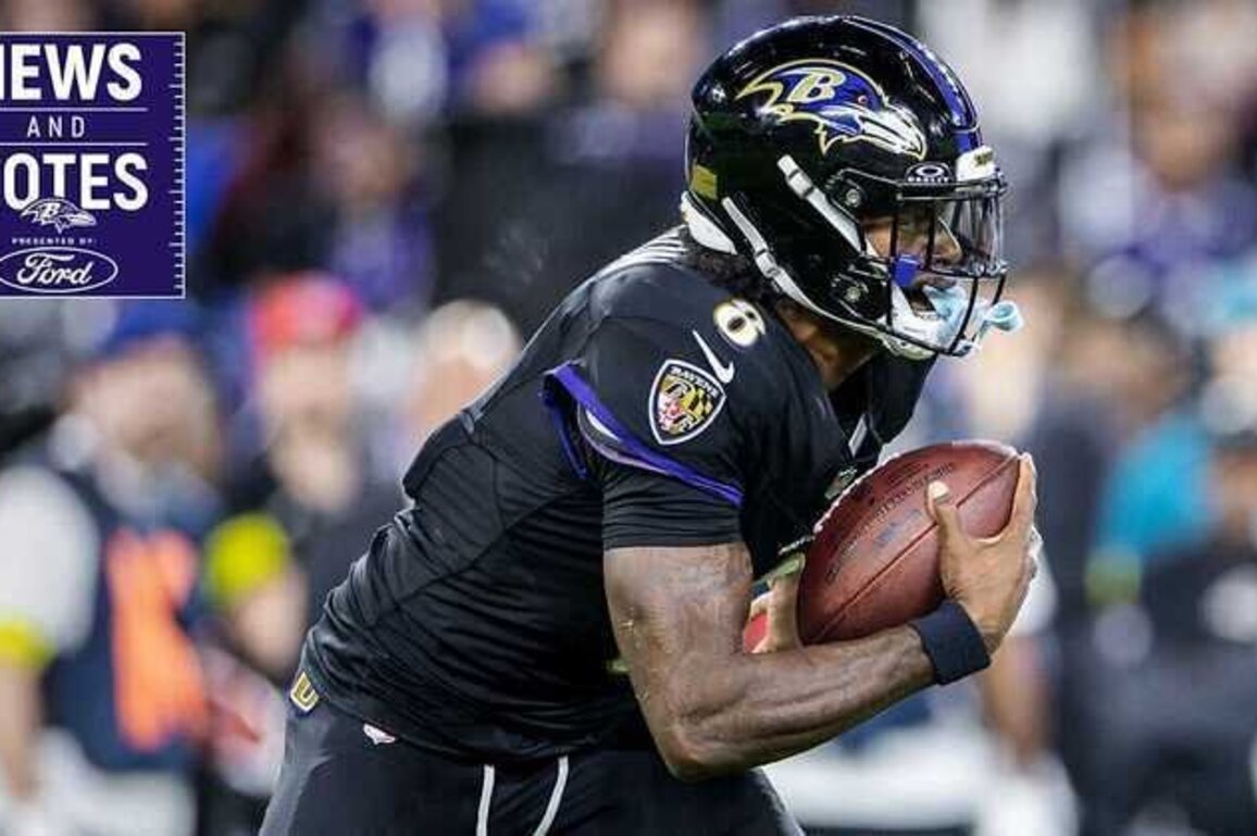 News & Notes: Lamar Jackson Says He's Getting Healthier