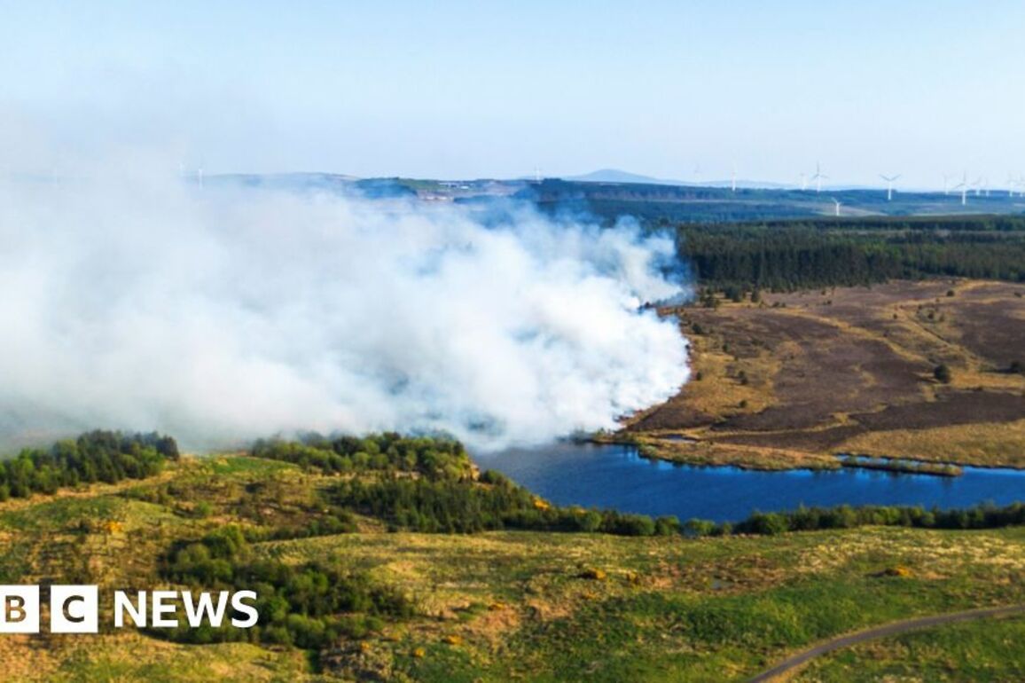 Firefighters tackle last pockets of West Lothian wildfire