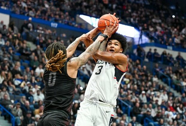 No. 25 UConn working on climbing back up poll, faces No. 15 Baylor