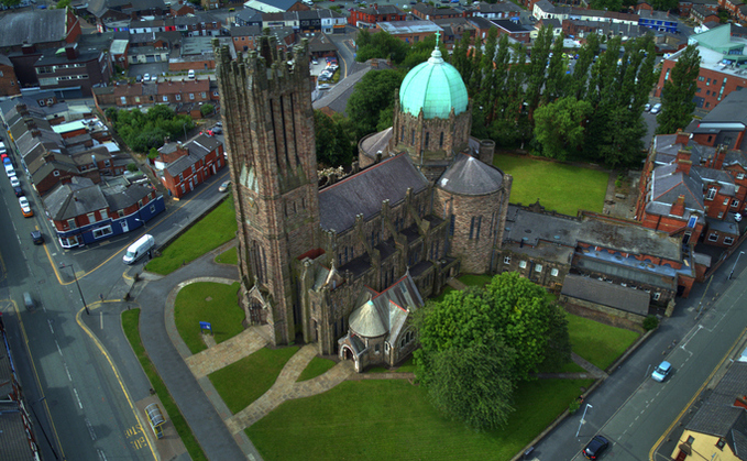 St Mary's Lowe House Catholic Church sits at the heart of St Helens