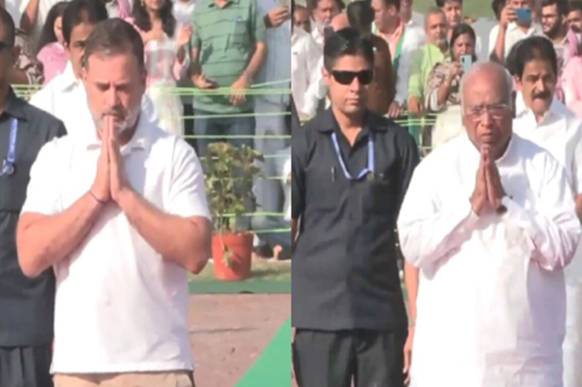 Congress leaders pay floral tribute to former PM Jawaharlal Nehru on death anniversary