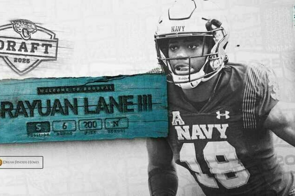 Rayuan Lane III is the Jaguars No. 200 Overall in the 2025 NFL Draft
