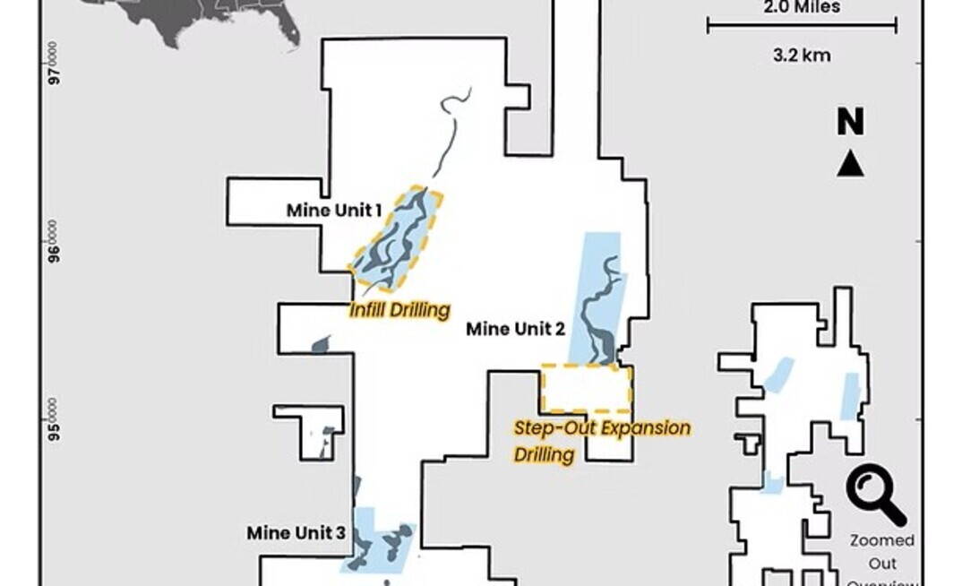 Lo Herma Mineral Resource Areas and Mine Units