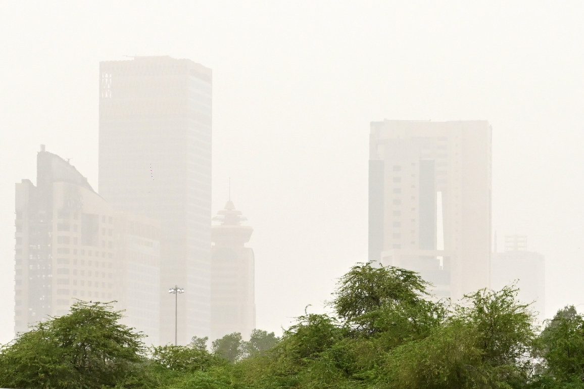 KUWAIT-KUWAIT CITY-DUSTY WEATHER