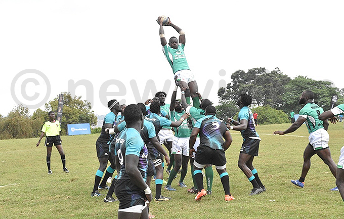 eathens captain harles huru with the ball during a line out hoto by ohnson ere