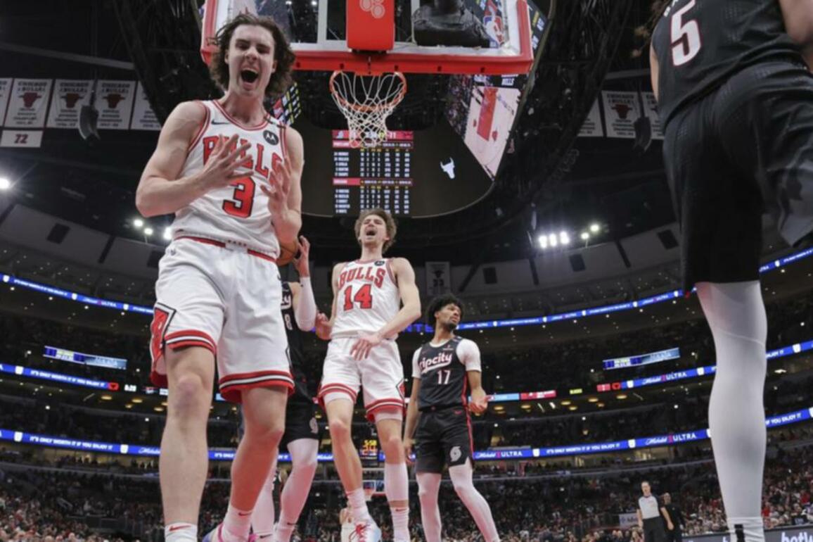 Giddey prominent as Bulls storm past Trail Blazers