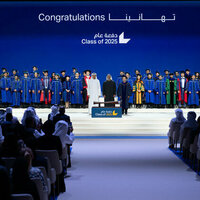 Khaled bin Mohamed bin Zayed attends Mohamed bin Zayed University of Artificial Intelligence 2025 commencement ceremony