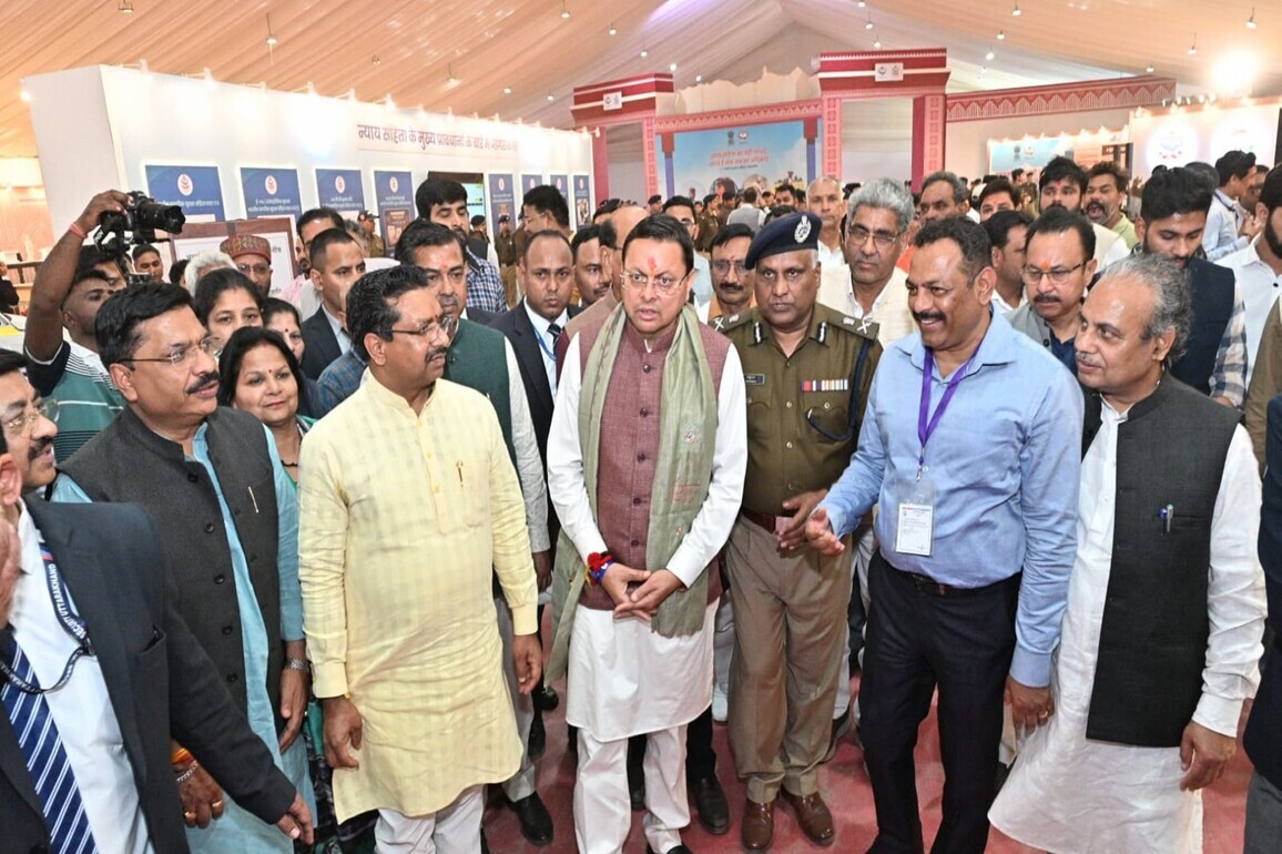 Uttarakhand CM visits Haridwar to review arrangements for "Jan-Jan Ki Sarkar: Char Saal Bemisaal" event