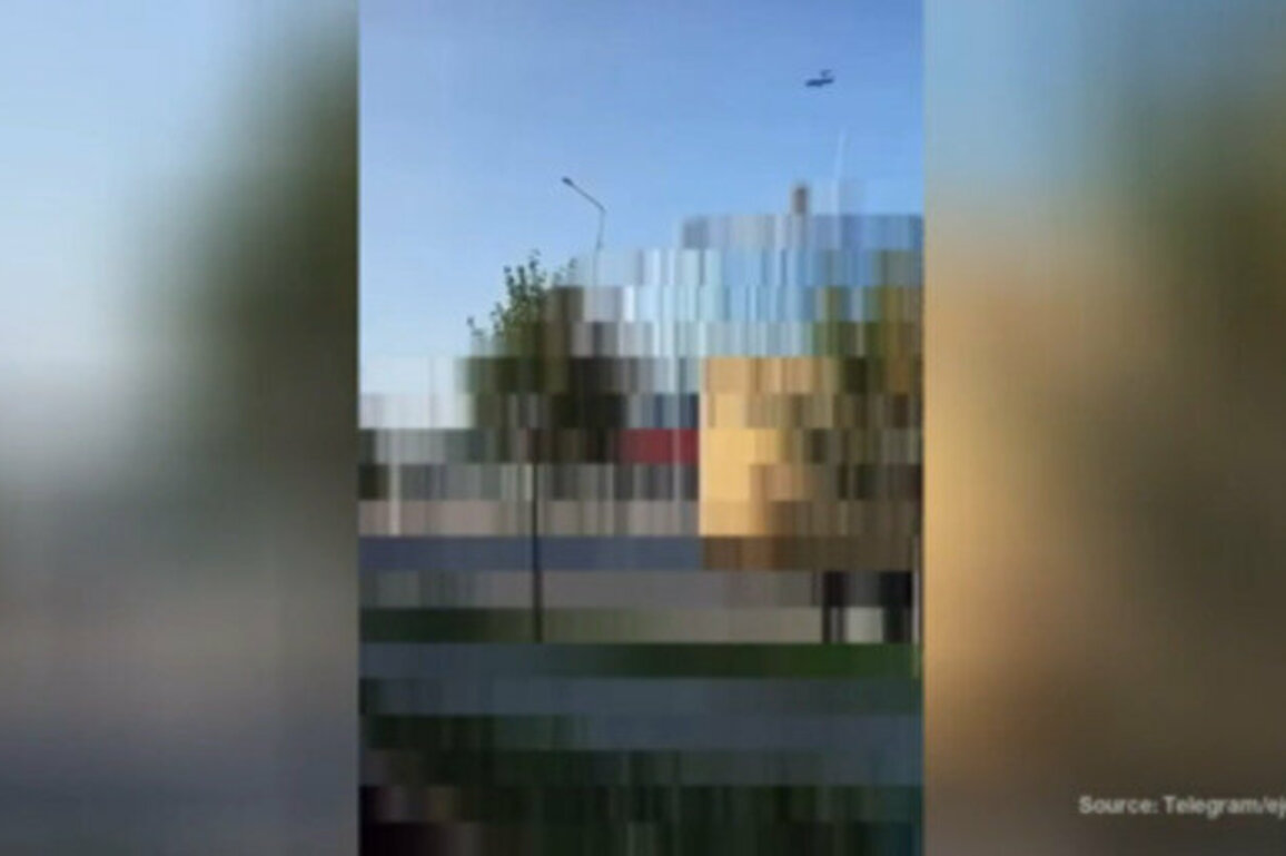 WATCH: Ukrainian drone hits building in border Russian region (VIDEO)