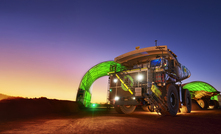 Fortescue’s battery electric haul truck prototype.