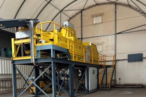 A Steinert ore sorter used in testwork for Burmeister.