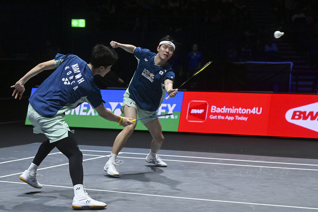(SP)BRITAIN-BIRMINGHAM-BADMINTON-ALL ENGLAND OPEN CHAMPIONSHIPS-MEN'S DOUBLES-FINAL