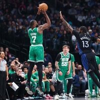 Celtics ride Jaylen Brown, clamp down on Mavericks