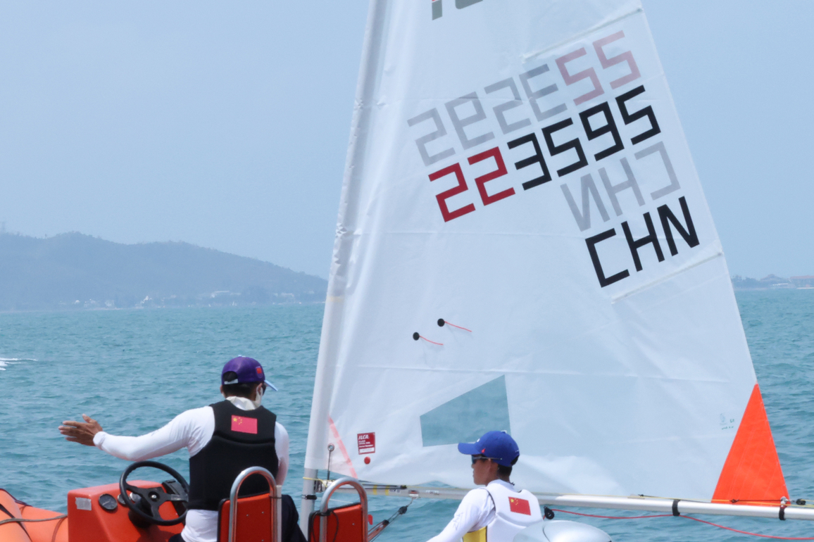 (SP)CHINA-HAINAN-SANYA-ASIAN BEACH GAMES-SAILING-ILCA 4 BOYS(CN)