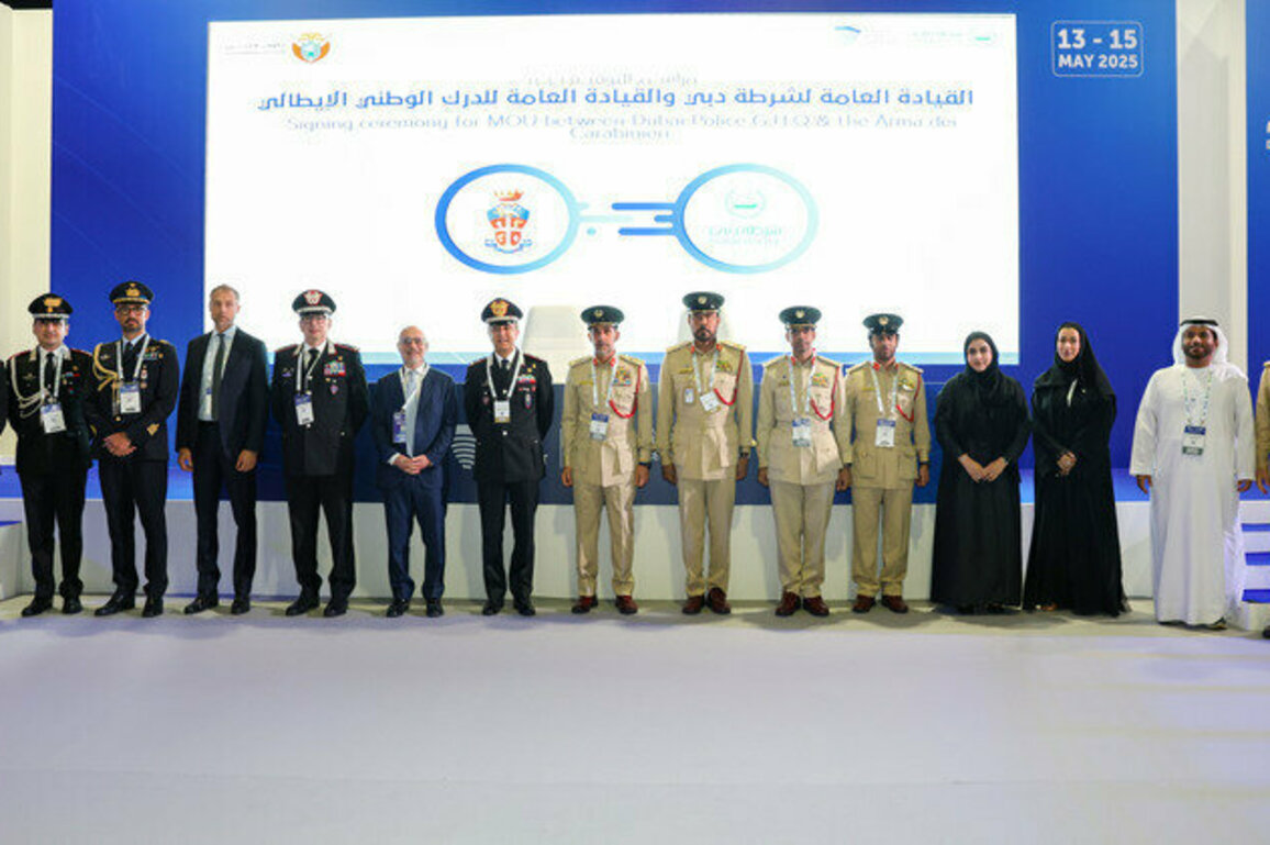 Dubai Police Commander-in-Chief welcomes world security leaders, signs agreement with Italian Carabinieri