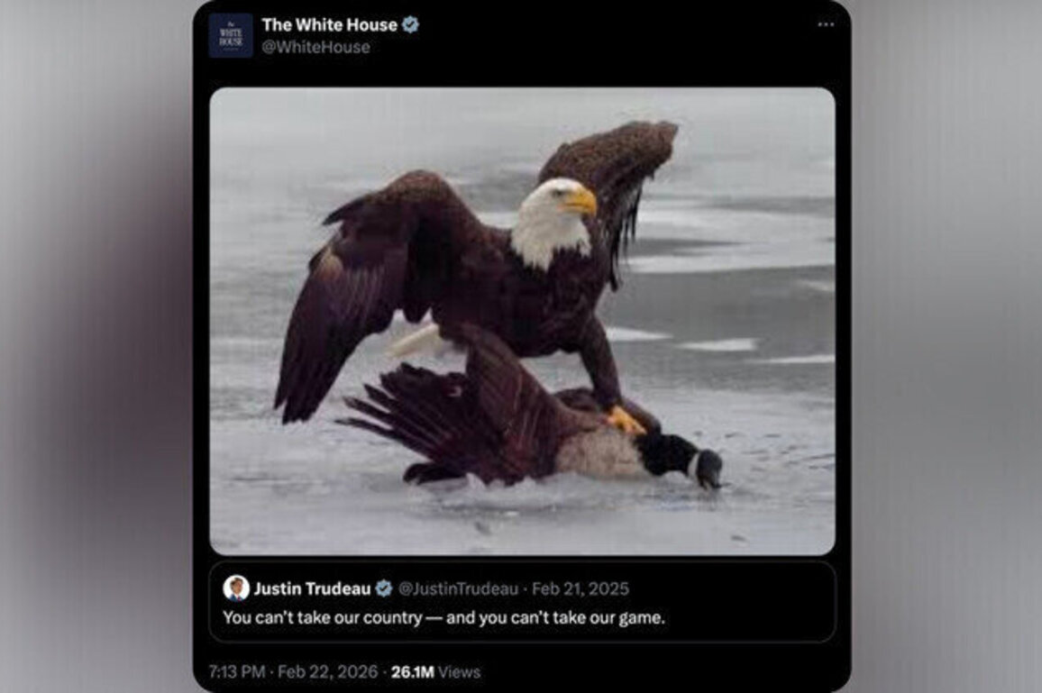 White House taunts Canada after hockey loss