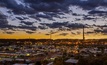 Mt Isa at dusk.