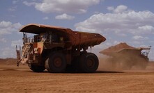 Autonomous trucks at Roy Hill