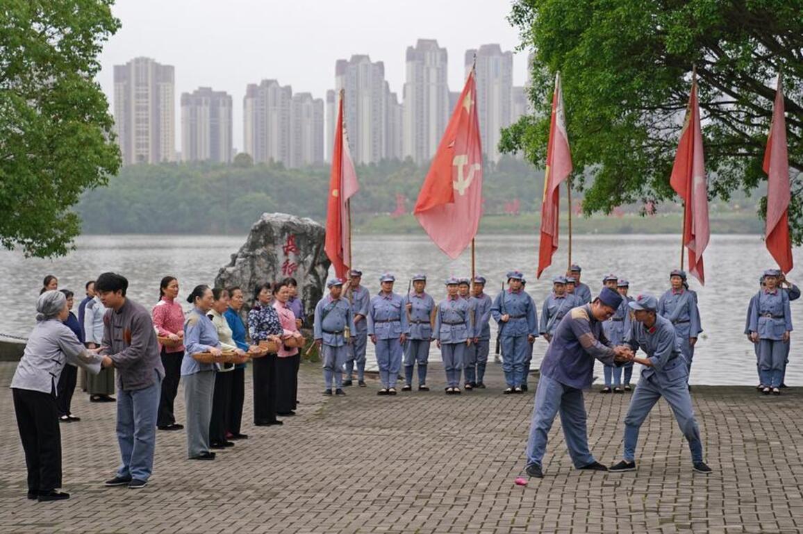 Where the Long March began, more Chinese look for strength in roads ahead