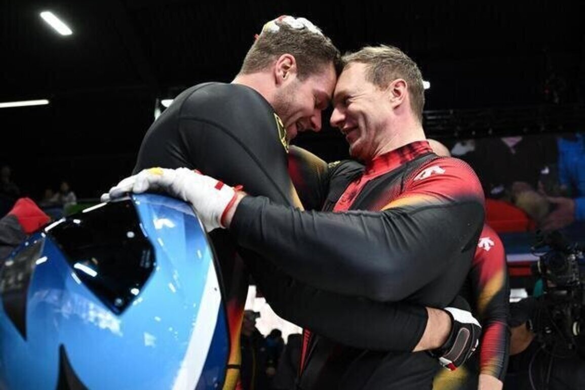 German bobsledders close dominant Games with four-man gold, silver