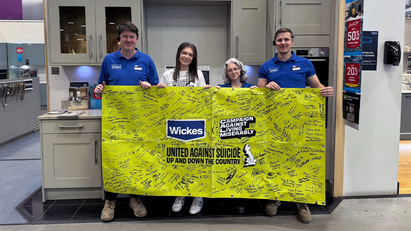 Wickes raises £1 million for suicide prevention charity in nine months