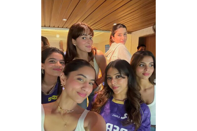 Ananya Panday, Suhana Khan to Sara Arjun, Ishaan Khatter: B-towners add filmy touch to MI vs KKR match