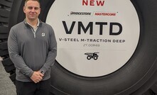 Rob Siebert, president for off-the-road (OTR) tyres in North America at the Bridgestone Firestone stall at CONExpo 2026