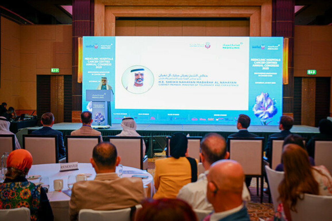 Nahyan bin Mubarak opens Mediclinic Hospitals Cancer Centres Annual Congress in Abu Dhabi