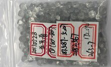 A parcel of rough lab-created diamonds produced in China