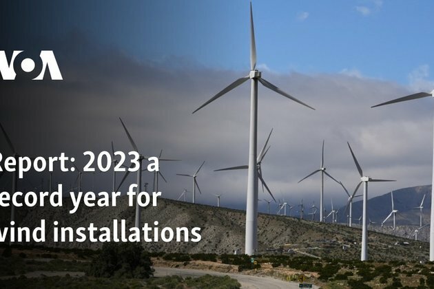 2023 a record year for wind installations