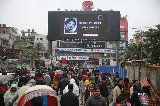 BANGLADESH-DHAKA-FORMER PM-MOURNING