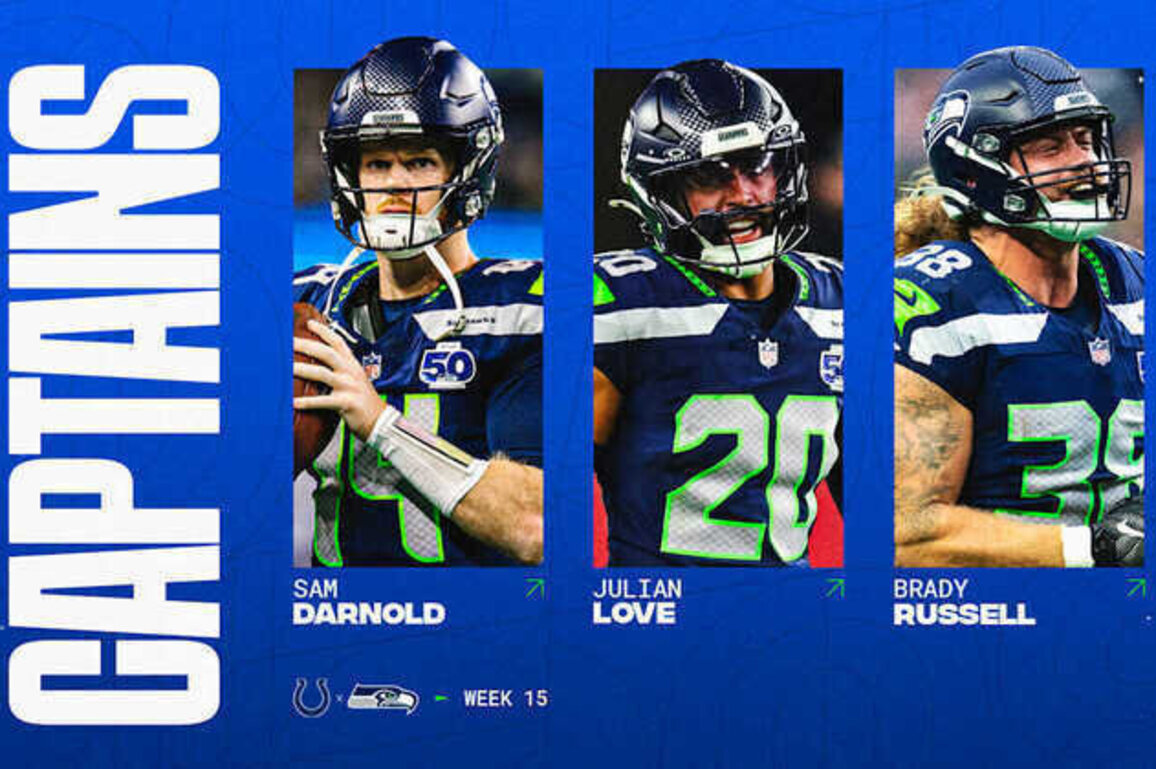 Seahawks Announce Week 15 Captains vs. The Colts
