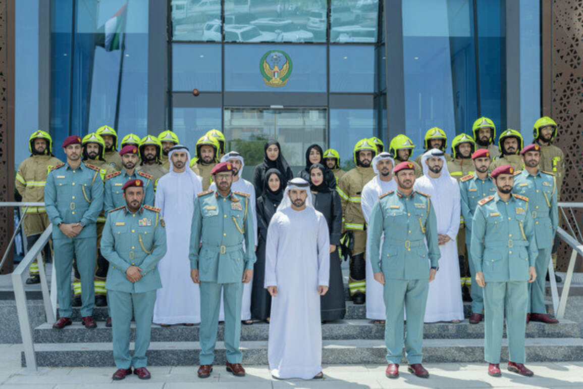 Hamdan bin Mohammed visits Dubai Civil Defence, directs it to achieve global benchmarks in community protection