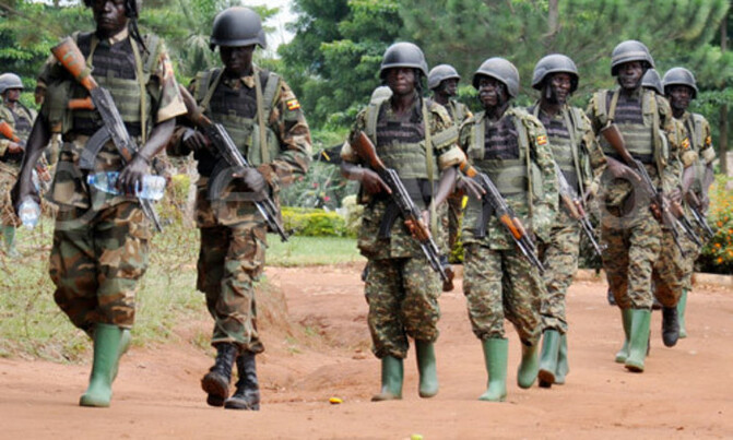 US marines train Ugandan soldiers US marines train Ugandan soldiers