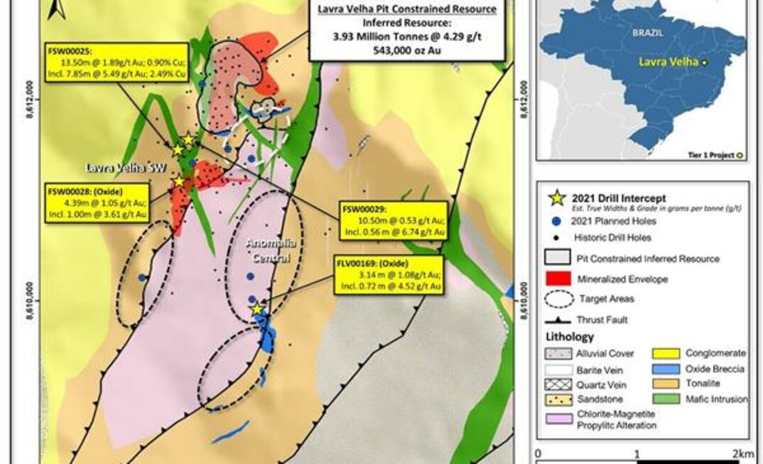 Projeto de ouro e cobre Lavra Velha