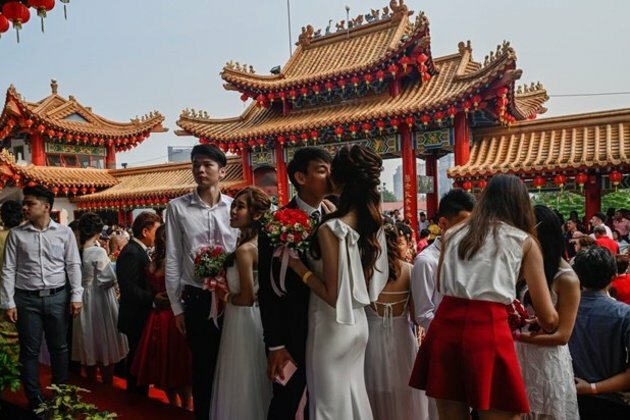 SEE | 99 couples tie the knot in mass Malaysia wedding ceremony