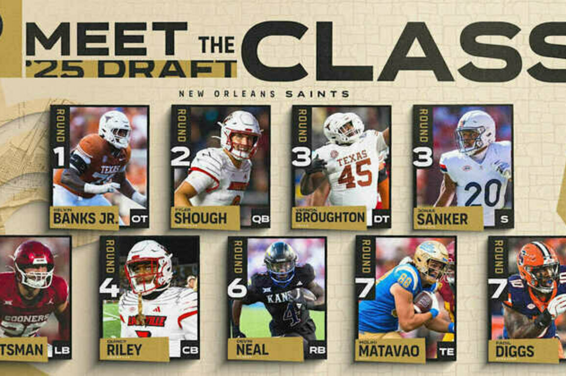 Meet the Team: 2025 New Orleans Saints Draft Picks