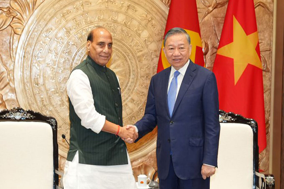 Rajnath Singh calls on Vietnamese President To Lam, reaffirms defence ties