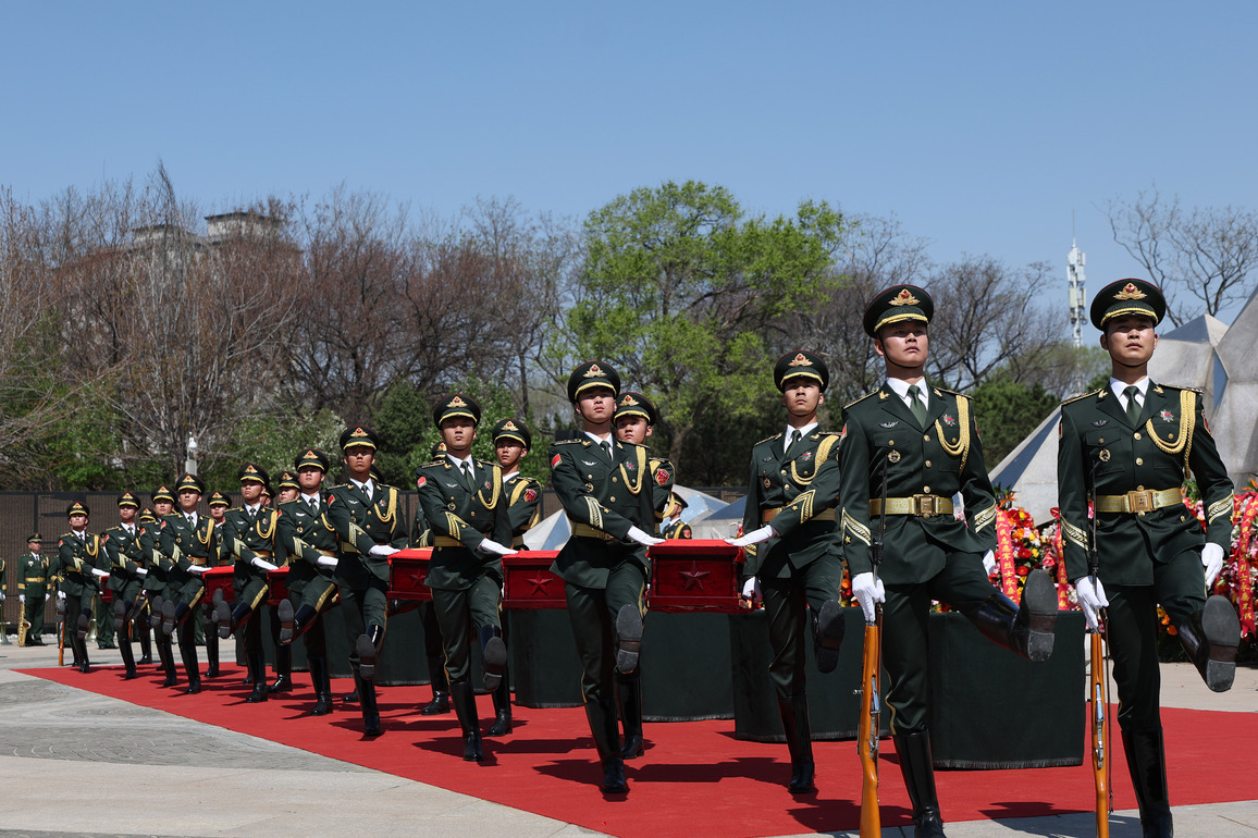 FOCUS | Remains of 12 Chinese martyrs from Korean War buried in homeland