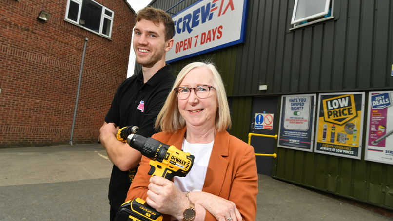 Maggie Throup MP and Alex Avis