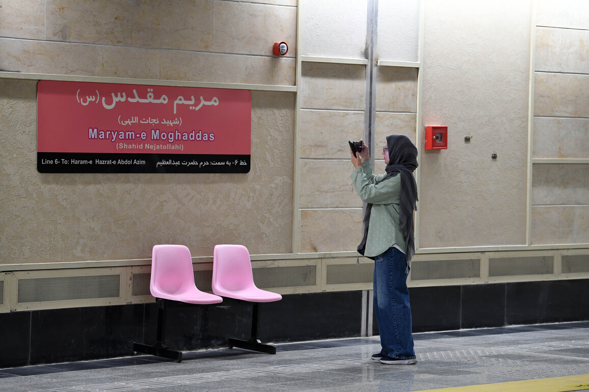 IRAN-TEHRAN-NEW METRO STATION
