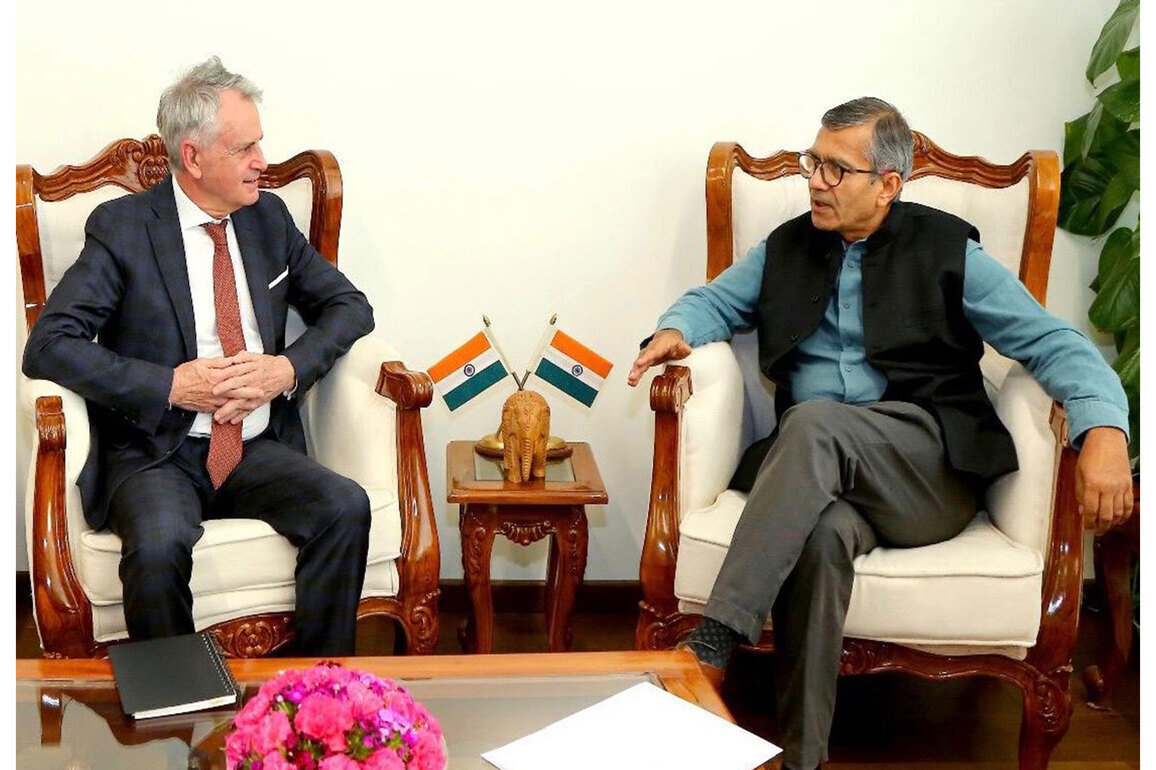 Canadian HC to India holds talks on defence cooperation with Defence Secretary Rajesh Kumar Singh