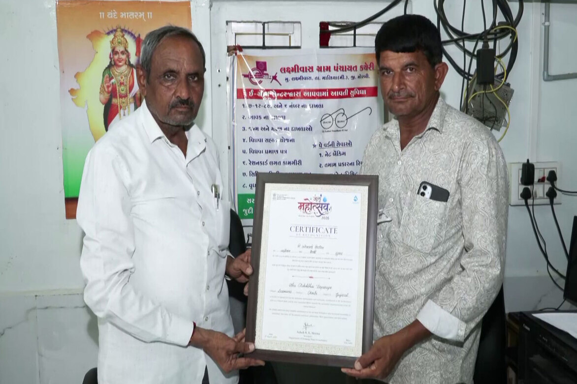 Gujarat's Laxmivas village wins national award for exemplary water management under Jal Jeevan Mission