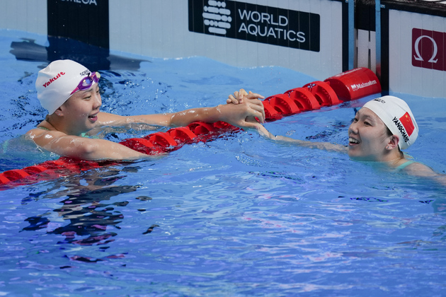 (SP)SINGAPORE-WORLD AQUATICS CHAMPIONSHIPS-SWIMMING-WOMEN 100M BREASTSTROKE