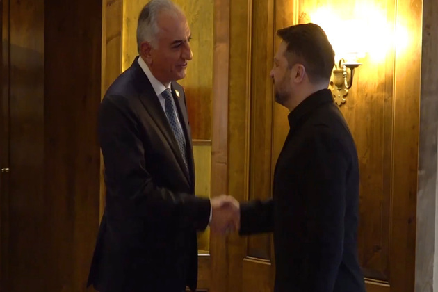 Ukraine backs Iranian people after Zelenskyy meeting with exiled Crown Prince Reza Pahlavi